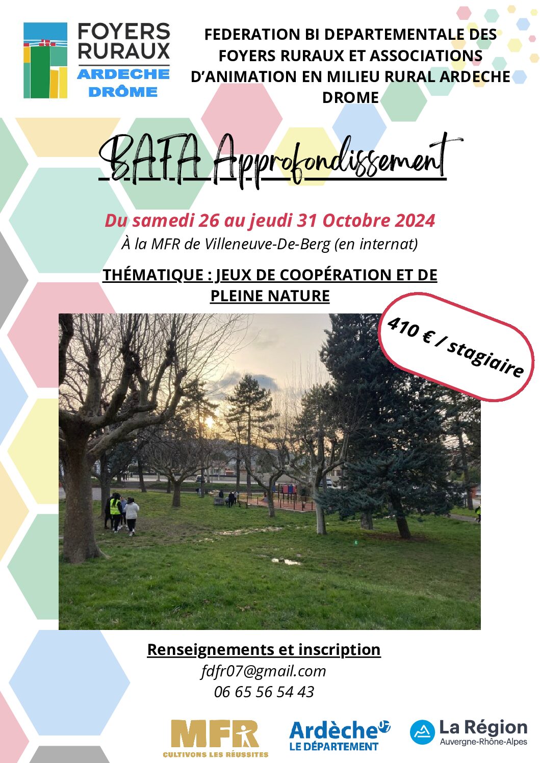 BAFA Approfondissement