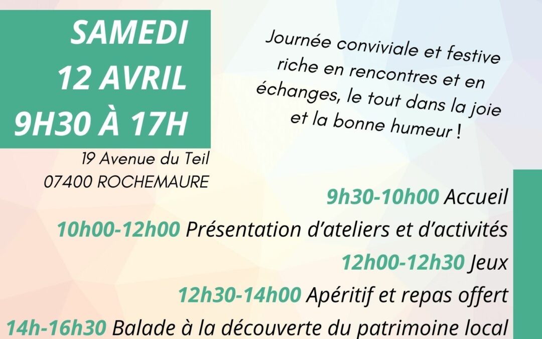 Retour sur la rencontre interfoyers le 12 avril 25 à Rochemaure