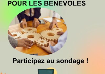 Sondage pour connaître les besoins de formations de vos bénévoles
