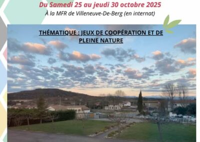 FORMATIONS BAFA (Base et Approfondissement) en Ardèche