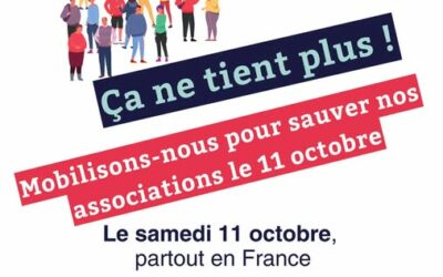 Mobilisons nous le 11 octobre pour les associations !