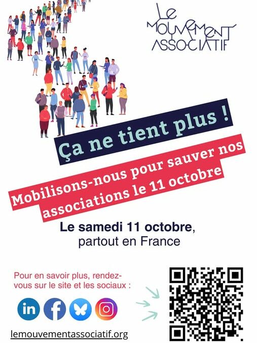 Mobilisons nous le 11 octobre pour les associations !