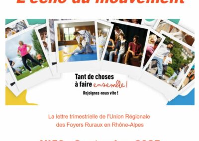 L’Echo du mouvement N°53 – septembre 2025 : les infos de la rentrée