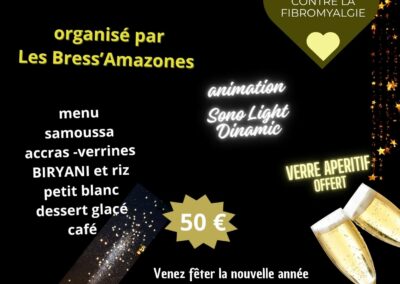 REVEILLON 31 décembre 2025 à ETREZ, organisé par les Bress’Amazones