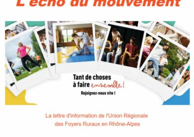 L’Echo du mouvement N°54 – octobre 2025 : les infos de l’automne !