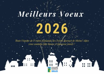 Bonne et heureuse année 2026 !