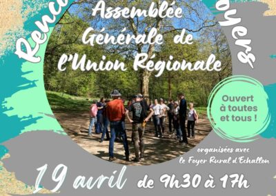 Rencontre Annuelle Interfoyers et AG de l’UR le 19 avril 2026 : inscriptions ouvertes