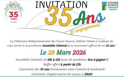 Assemblée Générale & 35 ans de la Fédération