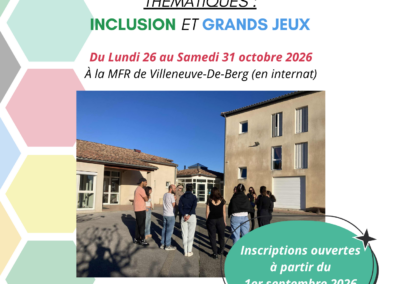 BAFA Approfondissement