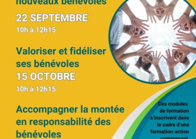 Formations bénévolat automne 2026 : des outils concrets pour faire vivre et renforcer votre association